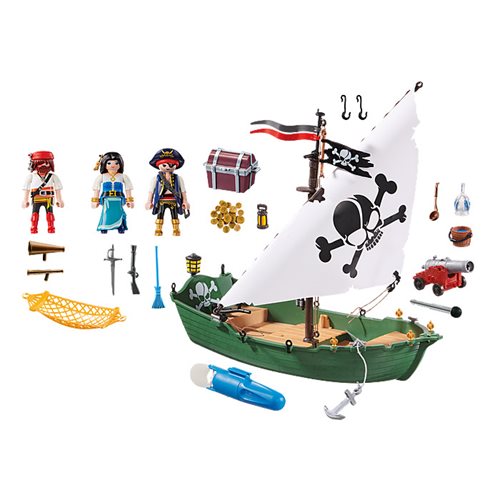 Playmobil 70151 Limited Edition Pirates Pirate Ship with Underwater Motor