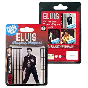 Elvis Presley Jailhouse Rock Singing Magnet