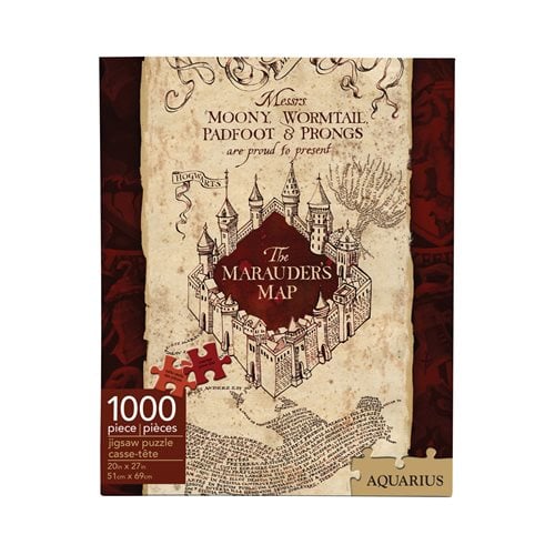 Harry Potter Marauder's Map 1,000-Piece Puzzle