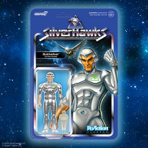 SilverHawks Quicksilver (Toy Version) 3 3/4-Inch ReAction Figure