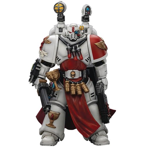 Joy Toy Warhammer 40,000 Blood Angels Sanguinary Priest Heavy Bolt Pistol Chainsword Narthecium 1:18 Scale Action Figure
