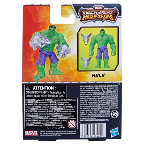 Marvel Mech Strike Mechasaurs Hulk Action Figure