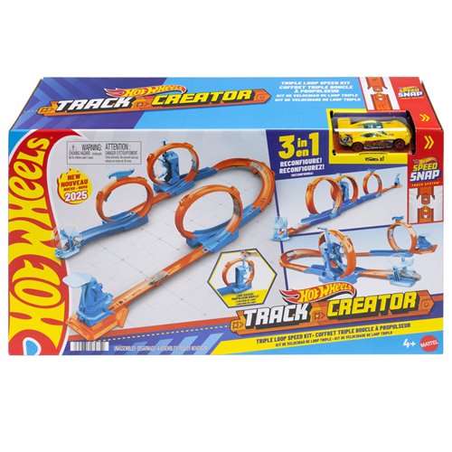 Hot Wheels Track Creator Triple Loop Speed Kit