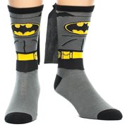 DC Comics Batman Suit Up Crew Sock with Cape
