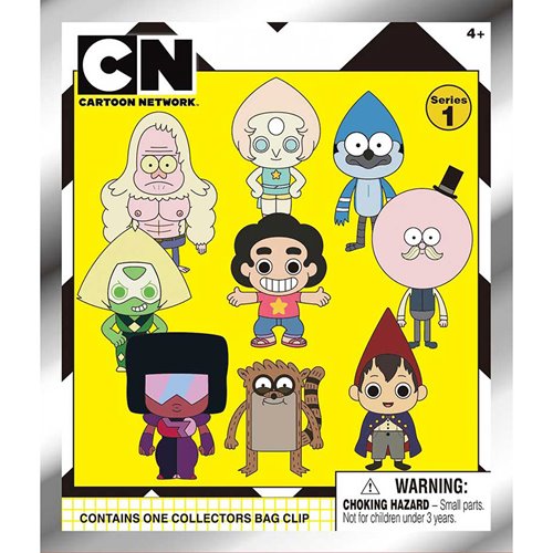 Cartoon Network 3D Foam Bag Clip Display Case of 24