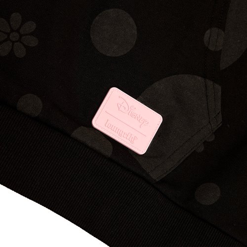 Minnie Mouse Rocks The Dots Florals Hooded Sweatshirt