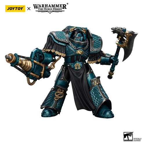 Joy Toy Warhammer The Horus Heresy Alpha Legion Lernaean Terminator with Conversion Beam Cannon 1:18