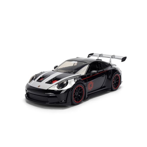 Hollywood Rides Star Wars Porsche 911 GT3 RS 992 1:24 Scale Die-Cast Metal Vehicle with Darth Vader