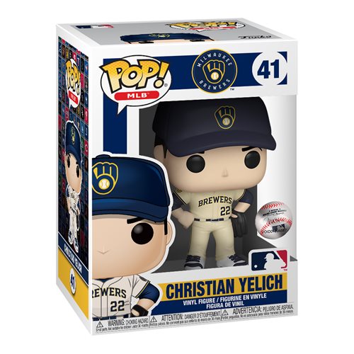 MLB Brewers Christian Yelich Pop! Vinyl Figure