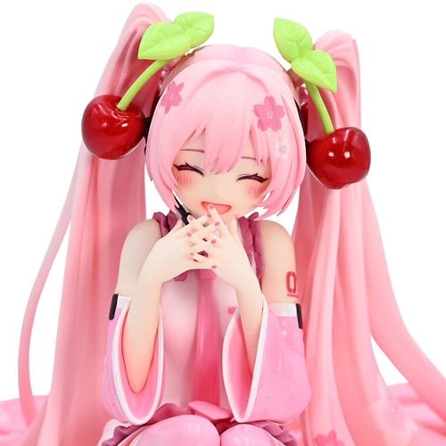 Vocaloid Sakura Miku 2023 Smile Version Noodle Stopper Statue