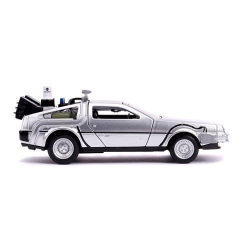 Back to the Future 2 Time Machine 1:32 Scale Die-Cast Metal Vehicle
