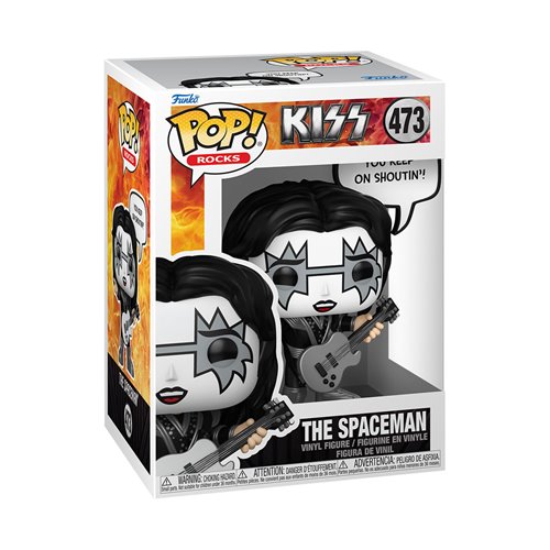 KISS The Spaceman Rock and Roll All Nite Pop! Sayings Funko Pop! Vinyl Figure
