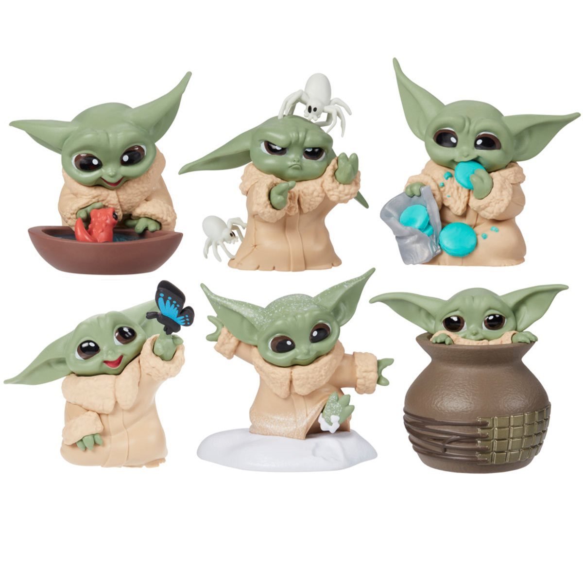 Star Wars Baby Yoda figures Mandalorien série 3 Bounty Collection Set 6 Display 