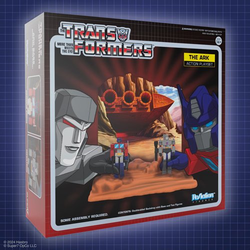 Transformers The Ark ReAction Figure Playset with Optimus Prime and Megatron ReAction Figures