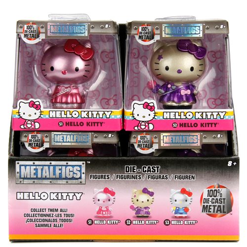 Hello Kitty 2 1/2-Inch Nano MetalFigs Mini-Figure Set
