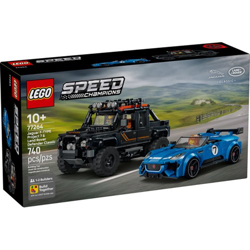 LEGO® Speed Champions 77264 Jaguar F-TYPE Project 7 & Land Rover Defender Classic