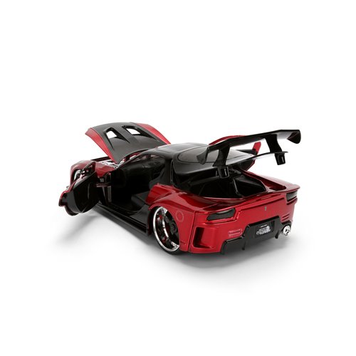 JDM Tuners 1995 Mazda RX-7 Widebody 1:24 Scale Die-Cast Metal Vehicle