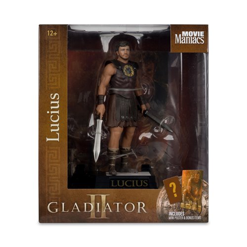 Movie Maniacs Paramount Wave 1 Gladiator II Lucius 6-Inch Posed Figure