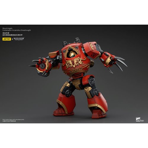 Joy Toy Warhammer The Horus Heresy Blood Angels Contemptor Incaendius Dreadnought 1:18 Scale Action