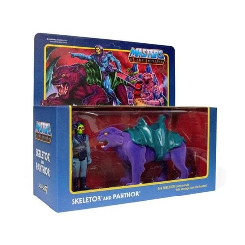 Masters of the Universe Skeletor and Panthor ReAction Figures