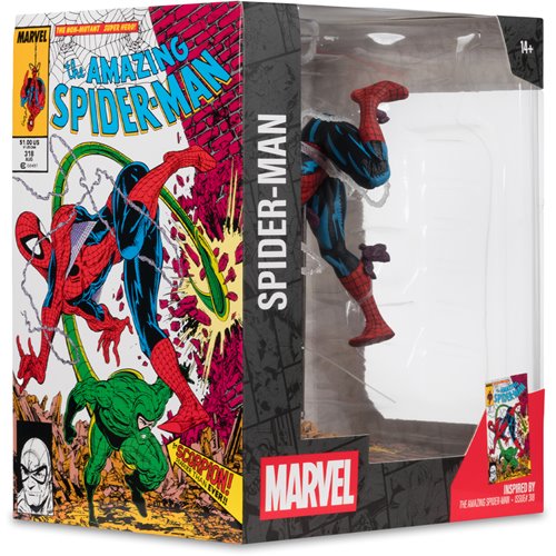 Marvel Wave 7 Spider-Man Amazing Spider-Man #318 1:10 Scale Posed Figure with Scene
