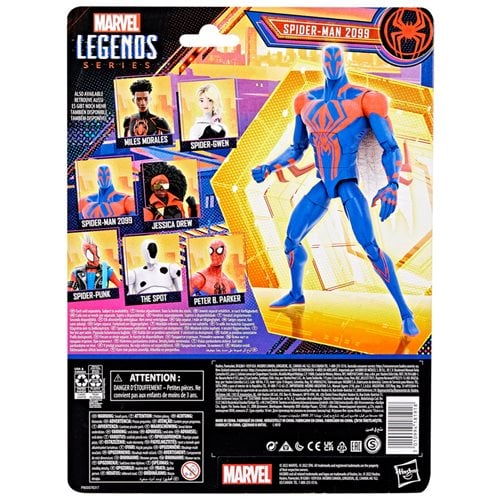 Spider-Man Retro Marvel Legends Spider-Man 2099 6-Inch Action Figure