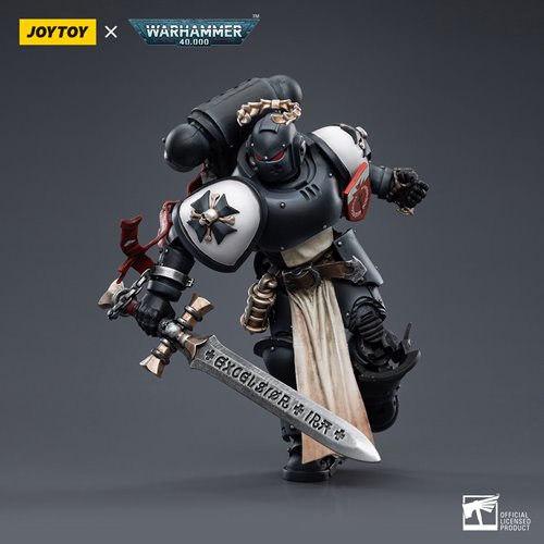 Joy Toy Warhammer 40,000 Black Templars The Emperors Champion Rolantus 1:18 Scale Action Figure