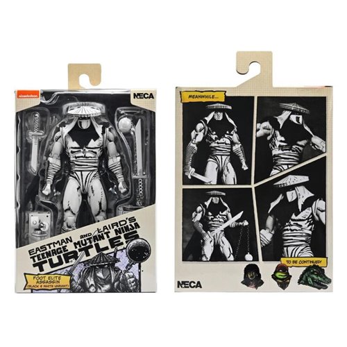 Teenage Mutant Ninja Turtles Mirage Comics Foot Assassin Black & White Variant 7-Inch Scale Action F