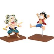 One Piece Monkey D. Luffy and Enel World Collectable Figure Log Stories Statue