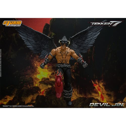 Tekken 7 Devil Jin 1:12 Scale Action Figure