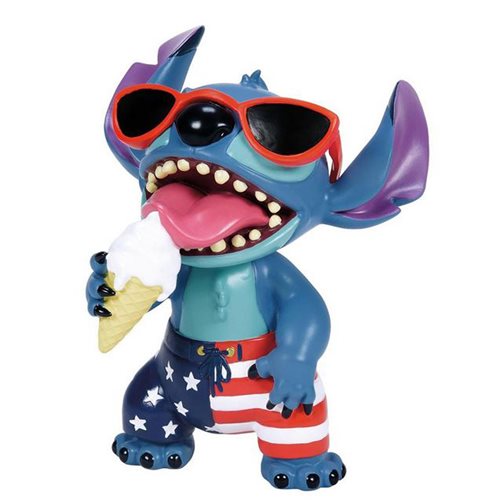 Disney Showcase Lilo & Stitch Stitch Stars & Stripes Moment Statue