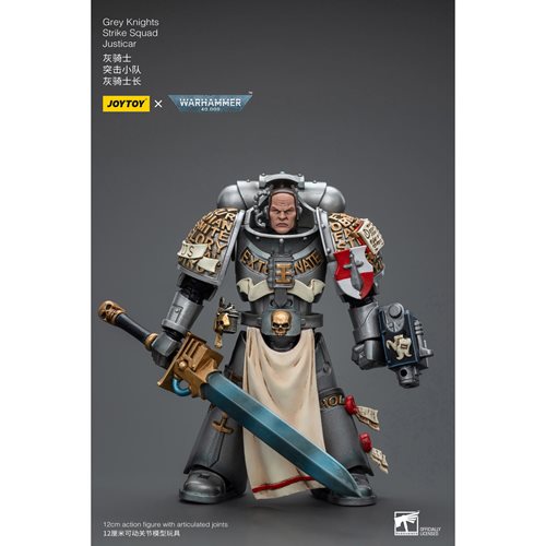 Joy Toy Warhammer 40,000 Grey Knights Strike Squad Justicar 1:18 Scale Action Figure