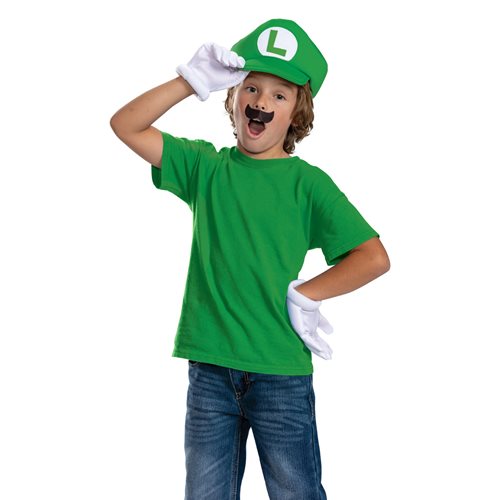 Super Mario Bros. Classic Luigi Child Roleplay Accessory Kit