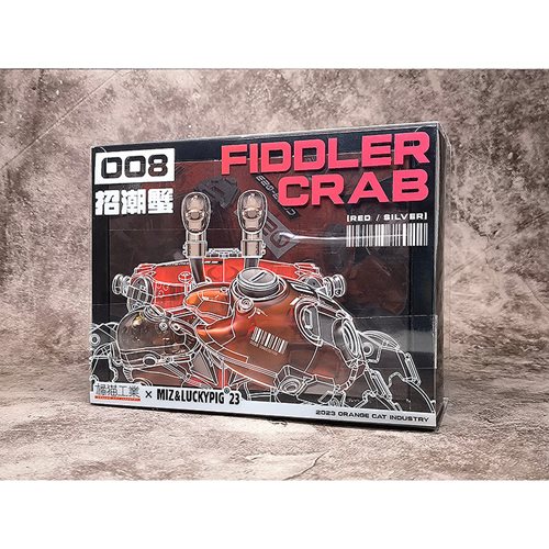 Aquaculture Tank 008 Fiddler Crab Silver Red Version Model Kit