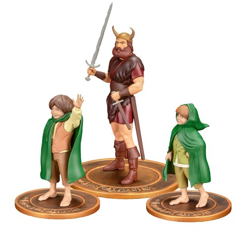 The Lord of the Rings Animated Film PVC Wave 2 Figures Set of 3