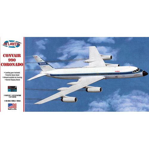 Convair 990 Coronado 1:135 Scale Plastic Model Kit