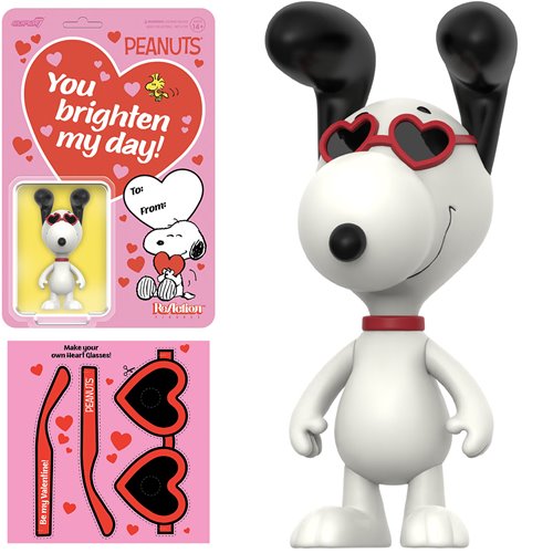 Peanuts Snoopy (Heart Eyes) 3 3/4-Inch ReAction Figure
