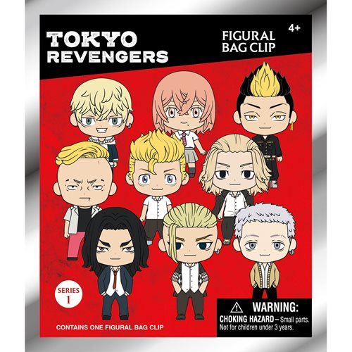 Tokyo Revengers 3D Foam Bag Clip Display Case of 24