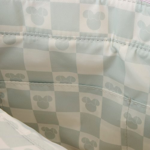 Disney Minnie Ear Checkerboard Convertible Tote Bag
