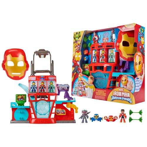 Iron Man and his Awesome Friends Electronic Iron Quarters Playset