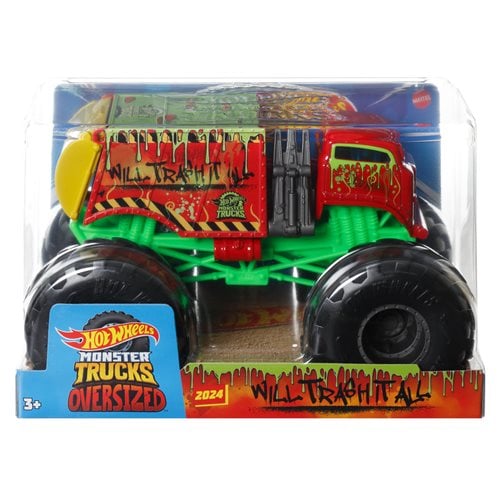 Hot Wheels Monster Trucks 1:24 Scale Vehicle 2024 Mix 6 Case of 4
