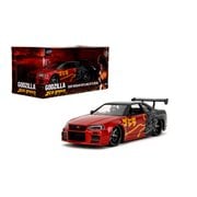 Hollywood Rides Godzilla 2002 Nissan Skyline GT-R R34 1:24 Scale Die-Cast Metal Vehicle