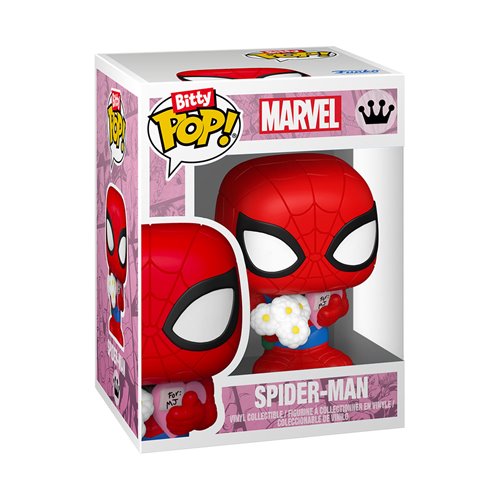 Spider-Man Valentines Funko Bitty Pop! Mini-Figure Singles - Random 6-Pack