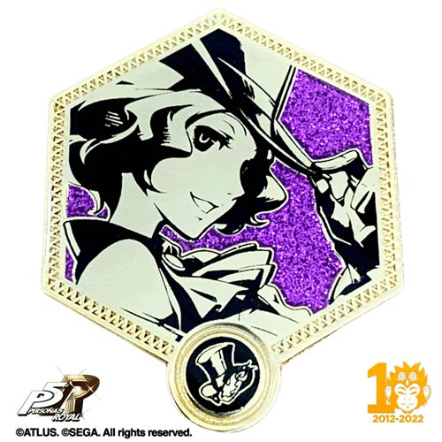 Persona 5 Royal Haru Okumura Noir Gold Series Enamel Pin