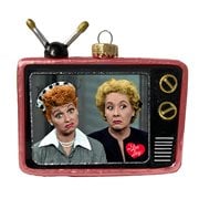 I Love Lucy TV Lucy and Ethel 3 1/2-Inch Glass Ornament