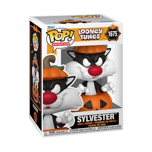 Looney Tunes Halloween Sylvester with Pumpkin Funko Pop! Vinyl Figure