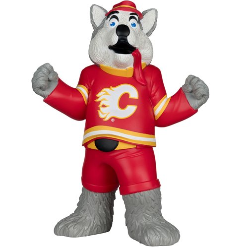 NHL Calgary Flames Harvey the Hound Version 2 Mascot Posed Figure