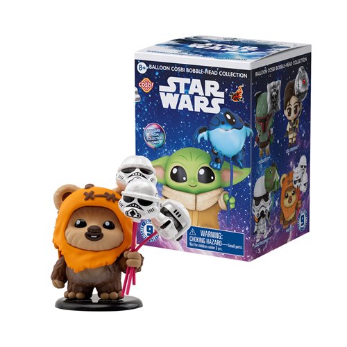 Star Wars Balloon Cosbi Bobble-Head Collection Blind-Box Mini-Figure Case of 8