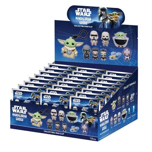 Star Wars: The Mandalorian & Grogu Movie 3D Foam Bag Clip Random 6-Pack