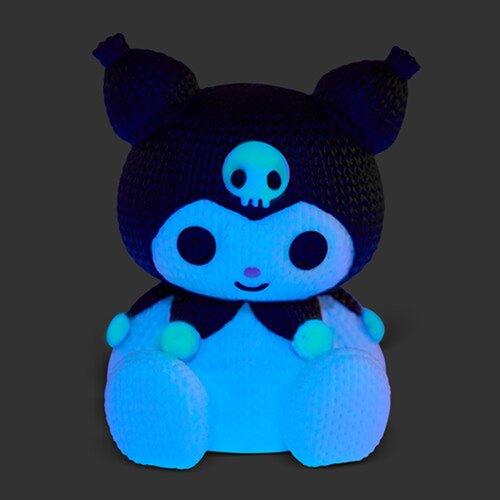 Hello Kitty and Friends Kuromi #308 Glow-in-the-Dark Handmade By Robots Vinyl Figure